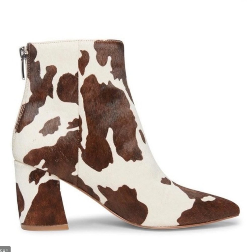 Steven Madden Cow Hide Booties